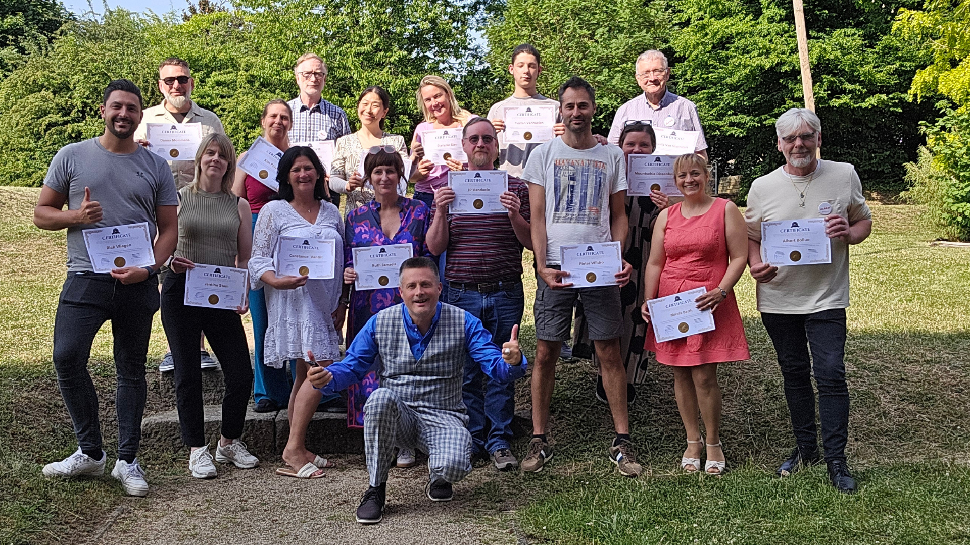 Gecertificeerde cursisten