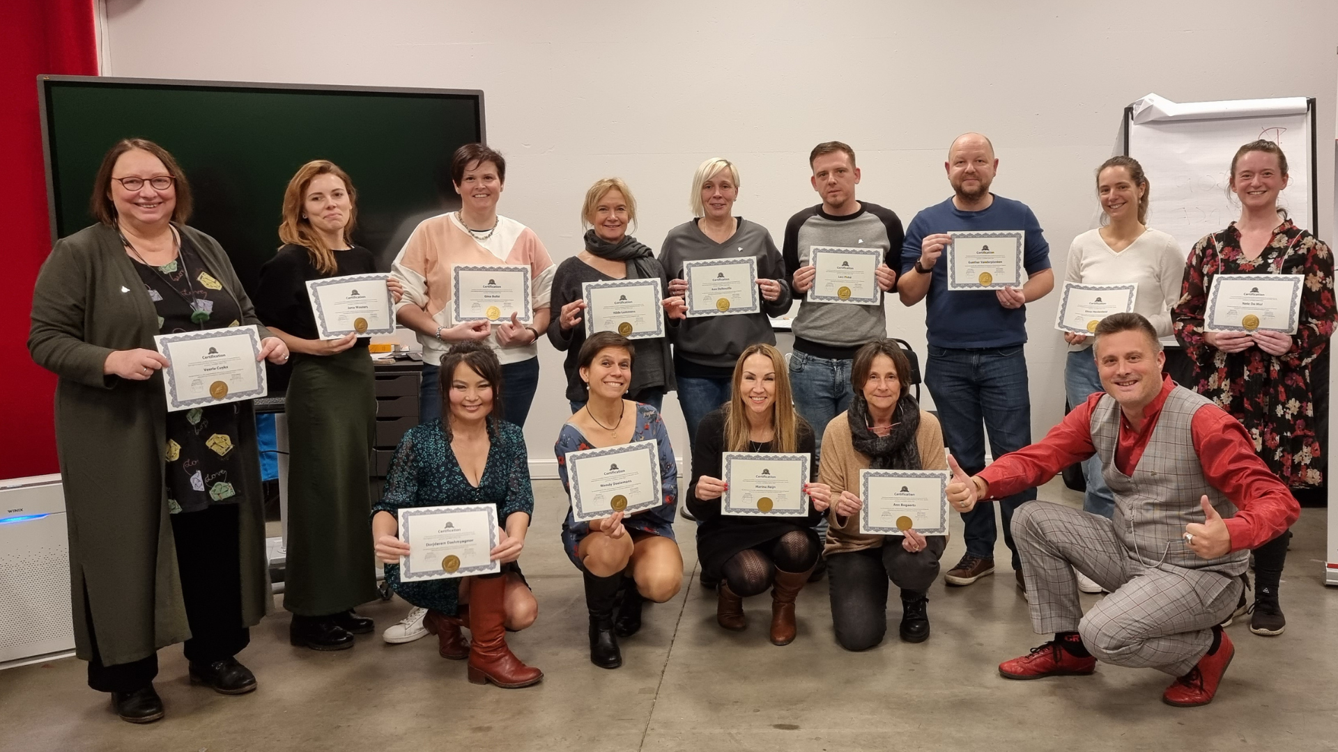 Gecertificeerde cursisten