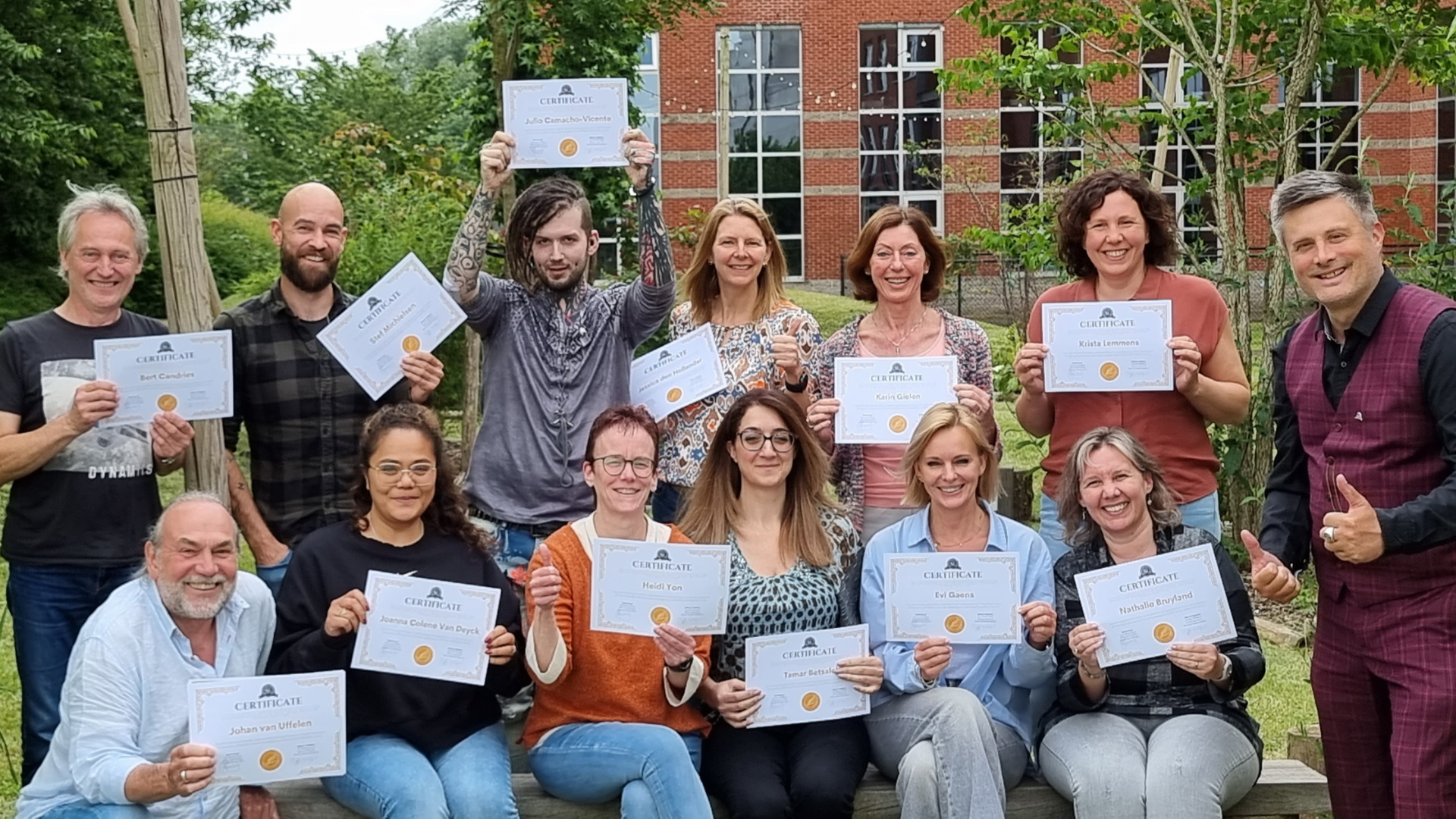 Gecertificeerde cursisten