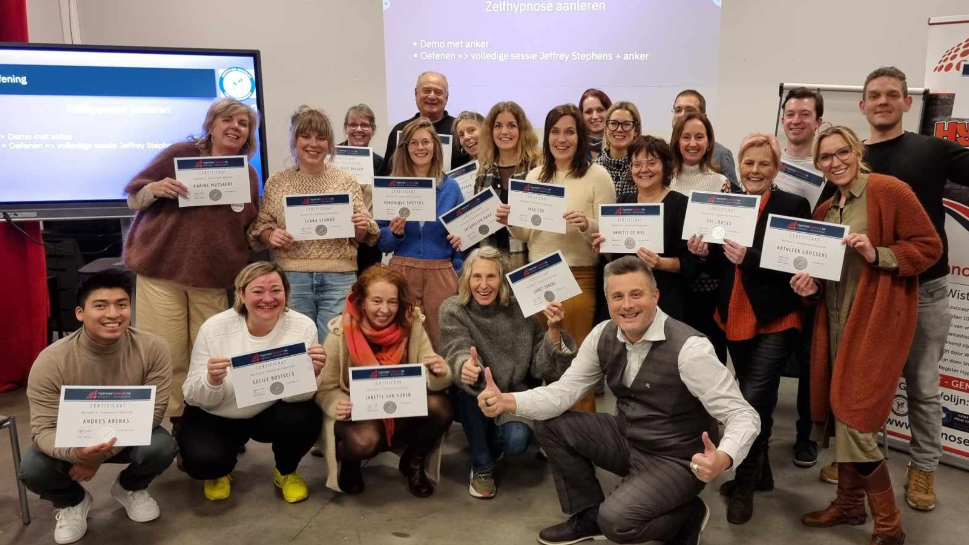 Gecertificeerde cursisten