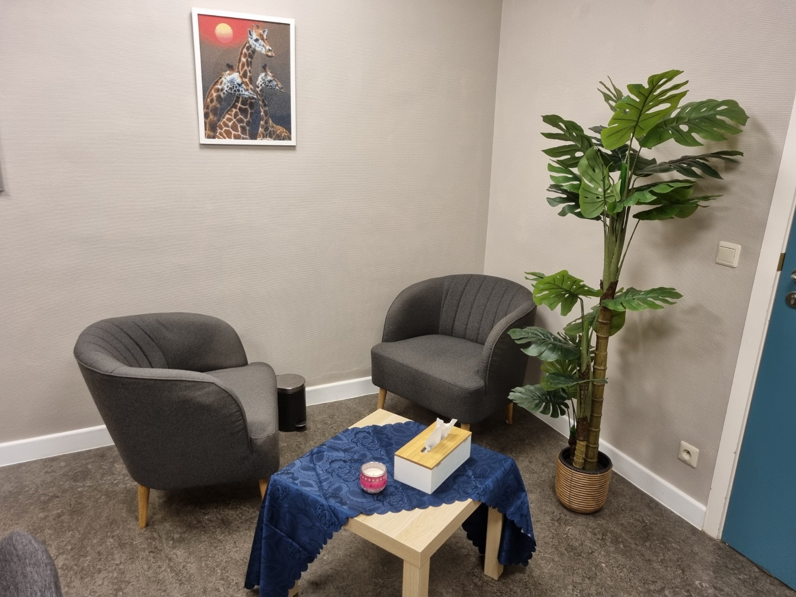 Praktijkruimte van HypnoseCentrum Ninove